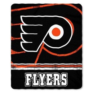 Philadelphia Flyers NHL Northwest 50"x60" Fade Away Fleece Throw Blanket.